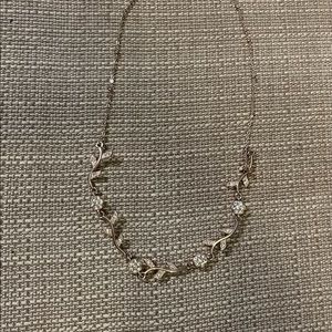 Gold floral necklace